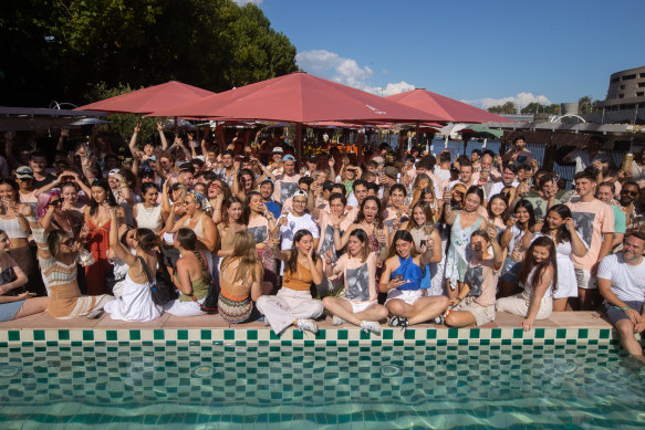 A Melbourne bar packed ahead of New Year’s celebrations last year.