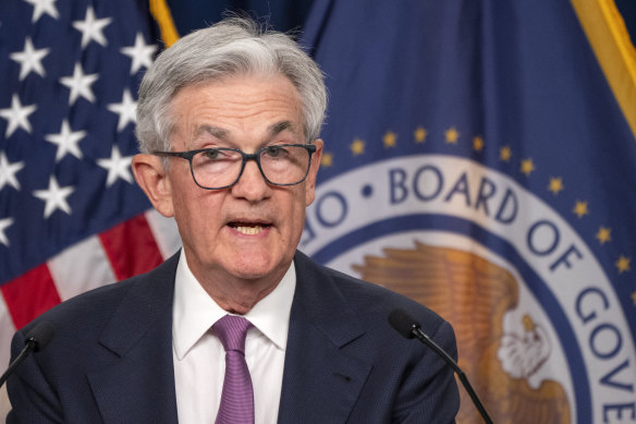 ’We’re going meeting-by-meeting”: Jerome Powell said more increases this year are possible.