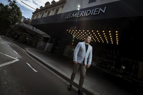 Le Meridien general manager Peter Minatsis.