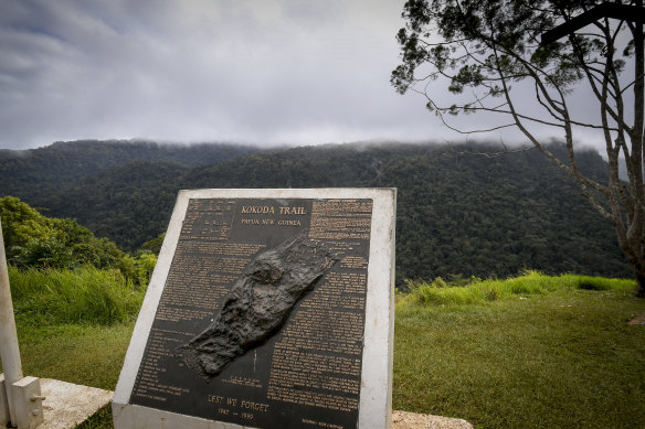 Owers Corner at Kokoka Trail in Papuga New Guinea. 