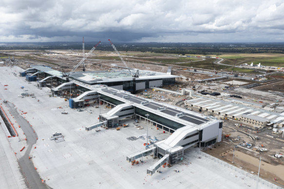 The curfew-free Western Sydney Airport is due to open in late 2026.