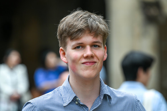 Thomas Gallacher will be studying medicine at the University of Melbourne.