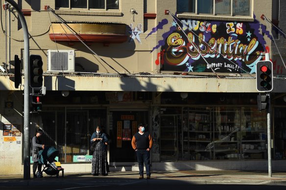 Daily life under COVID-19 restrictions in Marrickville, NSW.