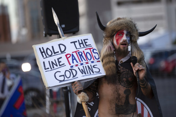 Failed actor Jake Angeli, who calls himself the “QAnon Shaman”, was arrested for his role in the US Capitol insurrection.