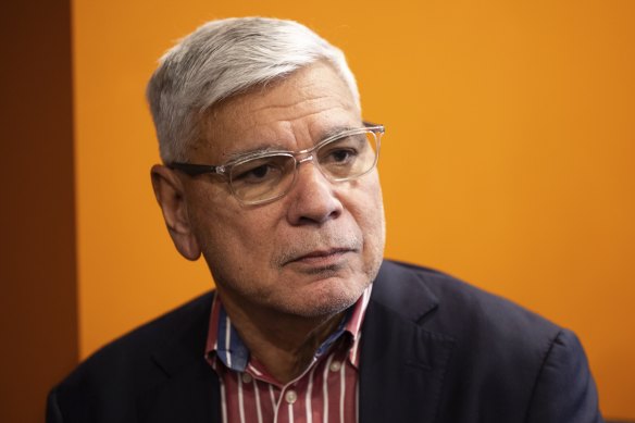 Warren Mundine at the press club on Thursday.