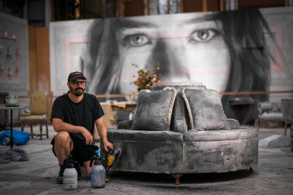 Rone aka Tyrone Wright had his first comprehensive survey show at Geelong Gallery last year.