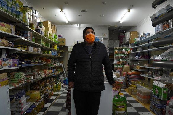 Kabul Mixed Business owner Mohammed Rajabi will close his shop next week after the pandemic and the drawn-out construction of a car park has chased his foot-traffic away.