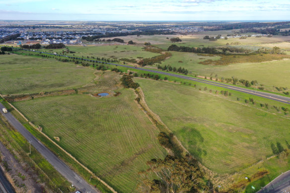 The site of the Commonwealth Games Athletes village outside Geelong.