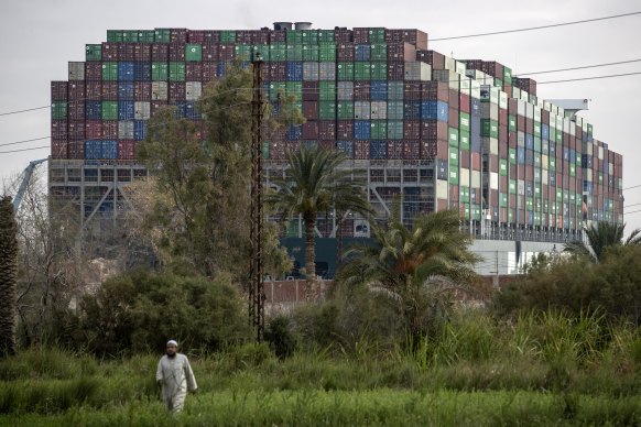 The backlog has cleared after the Ever Given ship was wedged in the Suez Canal for six days. 