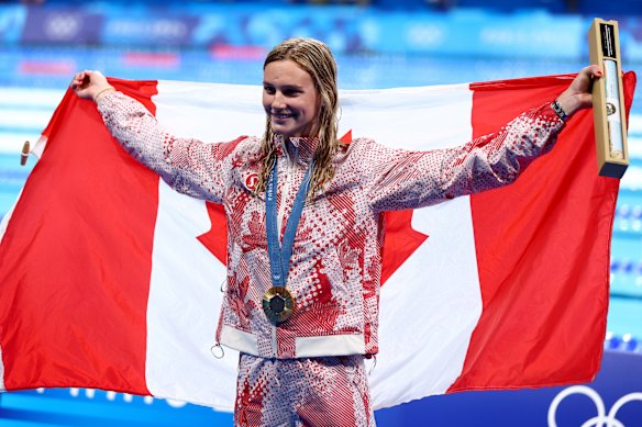 Canadian swim sensation Summer McIntosh.