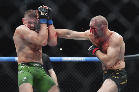 Dricus Du Plessis and Sean Strickland headline Sunday’s UFC card in Sydney.