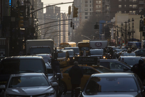 New York, like a number of US cities, wants to carve out more space for cyclists.