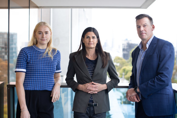 Diamonds champion Jo Weston, players’ association boss Kathryn Harby-Williams and Ian Prendergast, formerly of the AFL Players Association, fronted the media on Thursday to issue a statement which made explosive claims against Netball Australia. 
