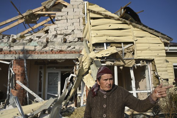 Bilozirka village in the Kherson Oblasts. The population before the Russian invasion was approx 1200, now only 276 people remain.