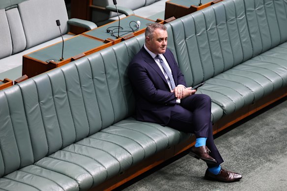 Shadow treasurer Tim Wilson in the House of Representatives on Thursday.