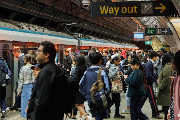 Epping metro station, which could be connected to Parramatta. 