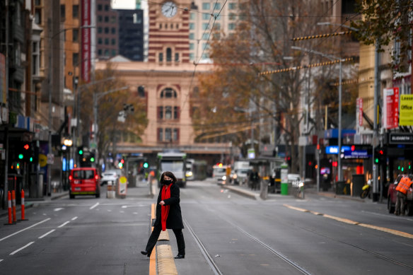 Despite a number of eased restrictions, masks remain mandatory for office workers.