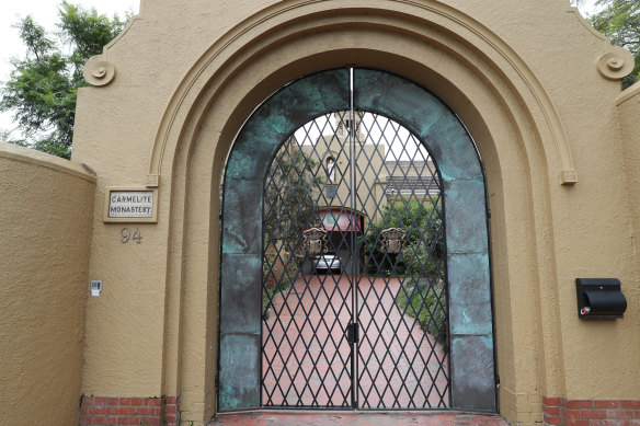 The Carmelite Monastery in Kew, where George Pell is staying.