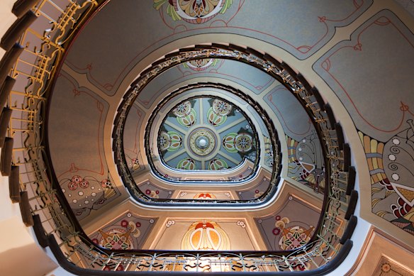 Art Nouveau staircase, Riga. 