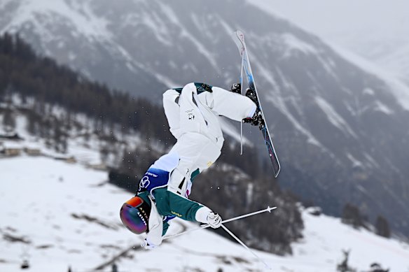 Jakara Anthony in her qualifying run on Tuesday (local time).