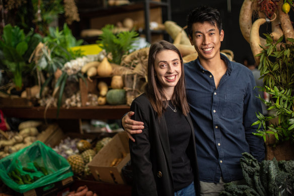 Jess Welk and Andrew Jiang have moved home to Melbourne permanently because of the COVID-19 crisis in the United Kingdom.