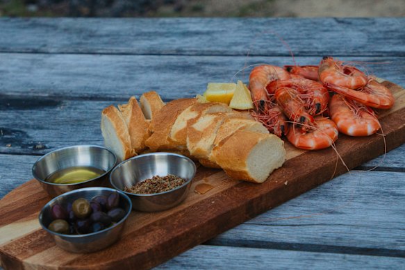 A comida é o destaque no passeio costeiro de Yuraygir.