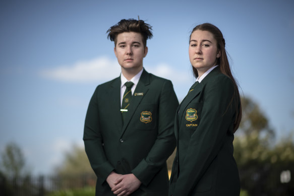 Springwood High students Ian Tjoelker and Ayesha Kelly speak out about what it’s like trying to learn at a school without proper heating and cooling. 