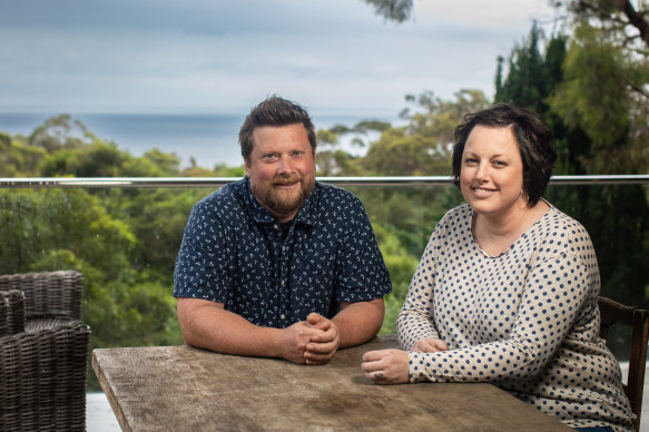 Yoris and Katie Hopmans say Melburnians have been flocking to their area because of its relaxed vibe.