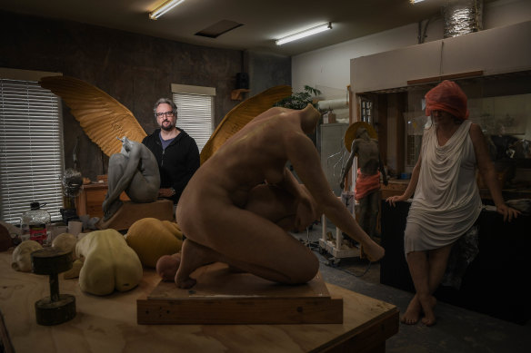 Sam Jinks’ hyperreal sculptures take months to complete.