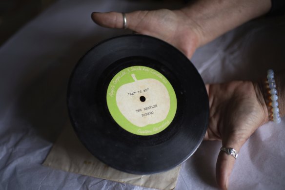 A rare preview pressing of the Beatles’ Let It Be, a gift from John Lennon to Brisbane music journalist Ritchie Yorke.