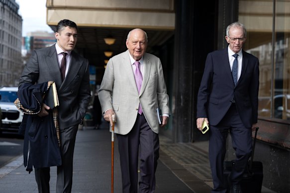 Jones outside the Downing Centre Local Court on Thursday.