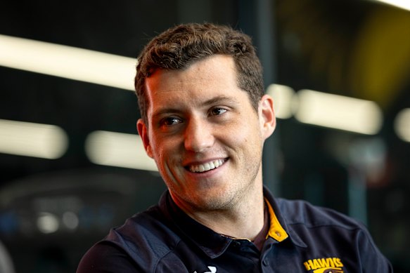 Hawks ruckman Lloyd Meek opened up on the letters written by Sam Mitchell.