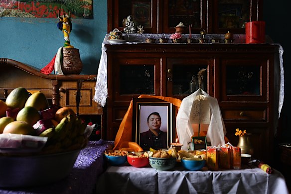 The loss of bus driver Karma Tamang (pictured) leaves his family asking tough questions about their financial future. 