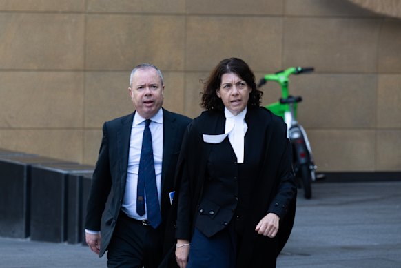 Sue Chrysanthou, SC, chega ao Tribunal Federal em Sydney na quarta-feira para ouvir a decisão do recurso de Lehrmann.