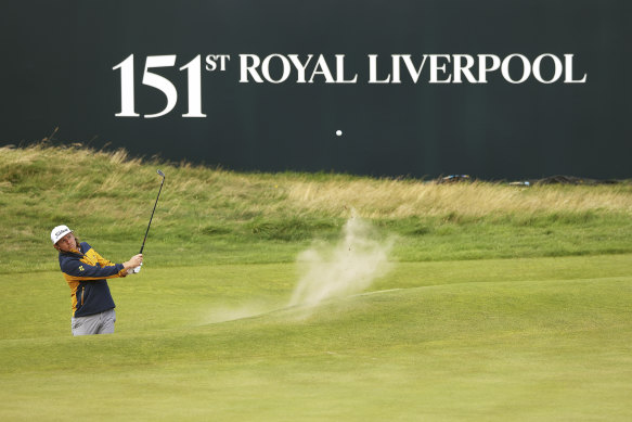 Cameron Smith during a practice round at Hoylake.