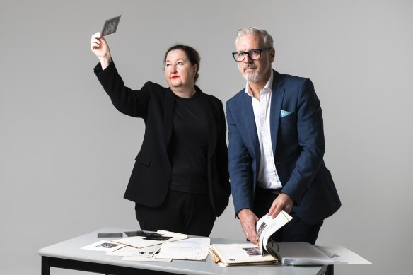 Powerhouse Museum chief executive Lisa Havilah and Australian Centre for Photography chairman Michael Blomfield at the Powerhouse.