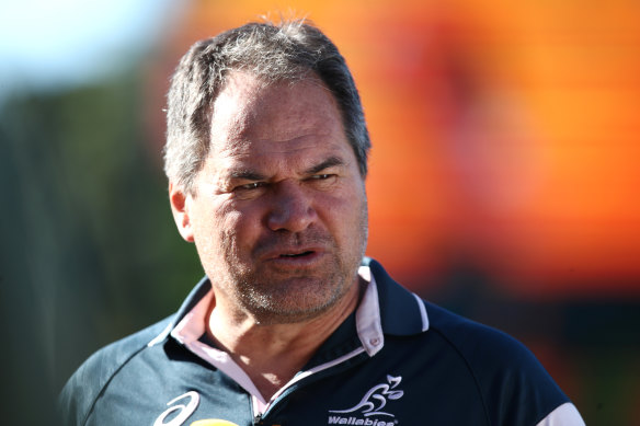 Wallabies coach Dave Rennie’s winning strike rate is just 39 per cent.