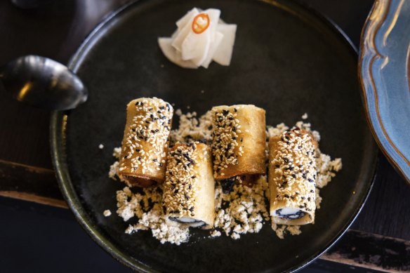 Chairman and Yip’s prawn and scallop toast.