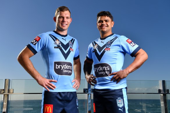Tom Trbojevic and Latrell Mitchell have both spent time with