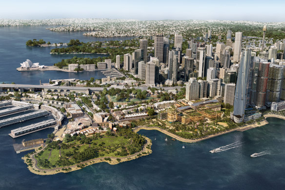 Central Barangaroo will complete the NSW government’s massive redevelopment of the foreshore west of Sydney’s CBD.