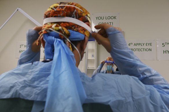 COVID-19 is taking a toll on young doctors.