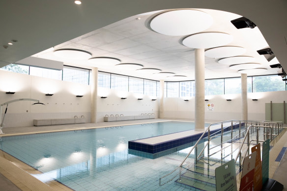 The centre’s hydrotherapy pool.