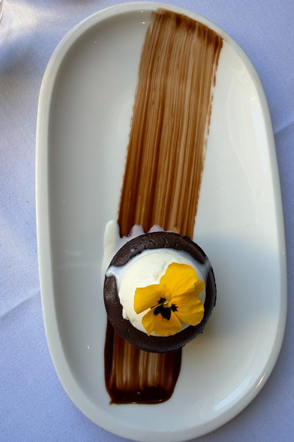 Fondant au chocolat: After an abstemious year, Thorburn very much wanted some sugar.