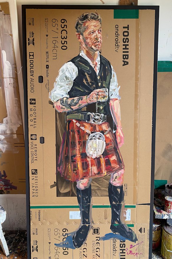 Salon des Refuses finalist Daniel Butterworth’s portrait of chef Jock.