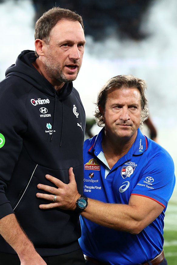 Josh Fraser and Luke Beveridge.