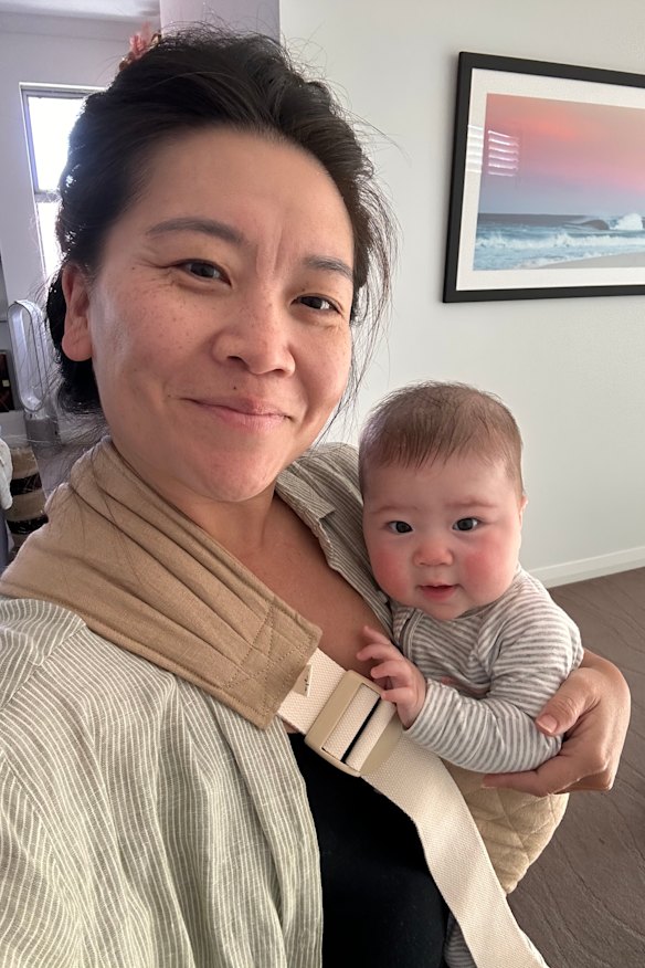 Tracy Vo with her daughter Mila.