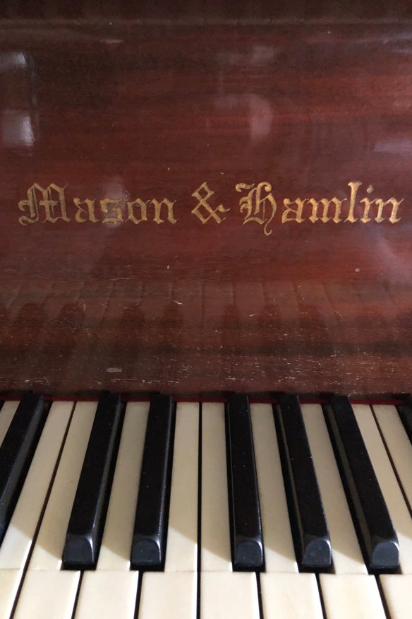 The Mason & Hamlin piano Leser's grandparents bought in the 1920s in Boston at the prompting of two musical geniuses. 