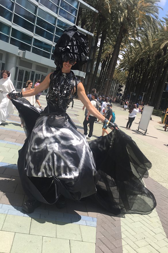 Actor Dustin Ceithamer, alias @That_Dapper_D, in costume at Star Wars Celebration.