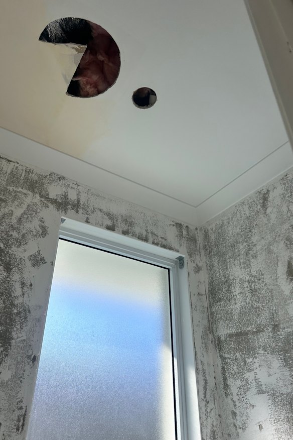 Joanna and Micheal Scriven say six leaking pipes over two years had seen their Port Coogee home ripped apart and put back together again.