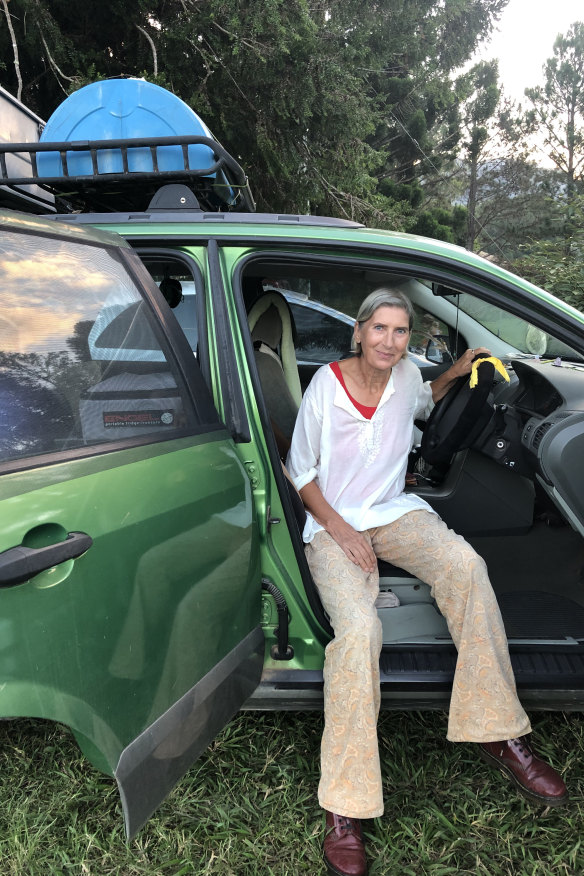 Nada Loiterton has lived in her car for three years.